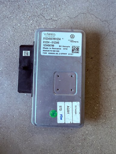 Модуль контроллера vw audi.....