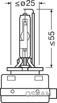 Ксеноновий пальник Osram OSR66548 XENARC