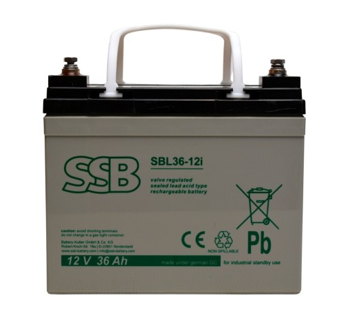 Ssb sbl36-12i 12v 36ah agm sbl 36-12i