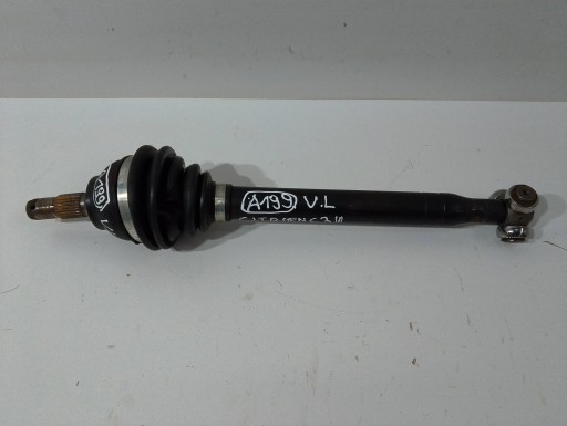 Citroen C3 III Peugeot 208 semi-axis front left 1.6 Blue Hdi 25 zebow (A199)