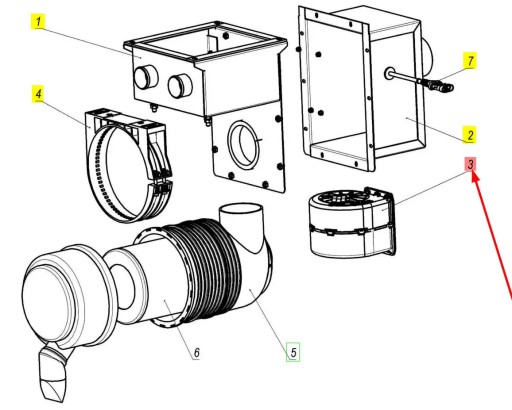 RS102853384 - 102853384 вентилятор кабіни