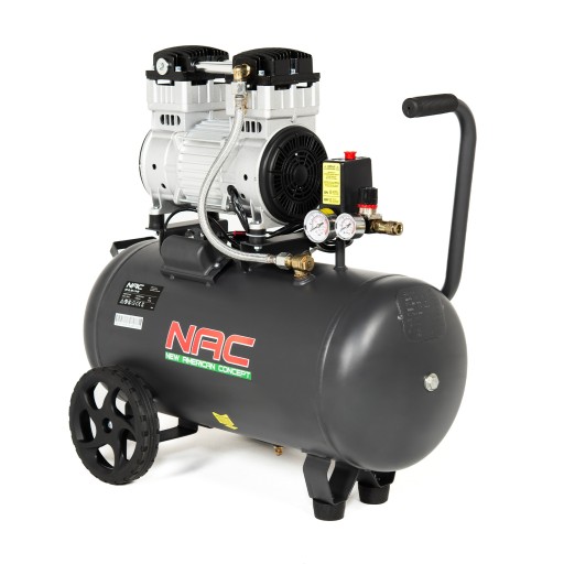 Безмасляный компрессор Компрессор NAC 50L, ТИХИЙ 8 бар