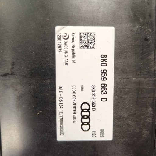 Unité de contrôle de tension Audi A1 8K0959663D