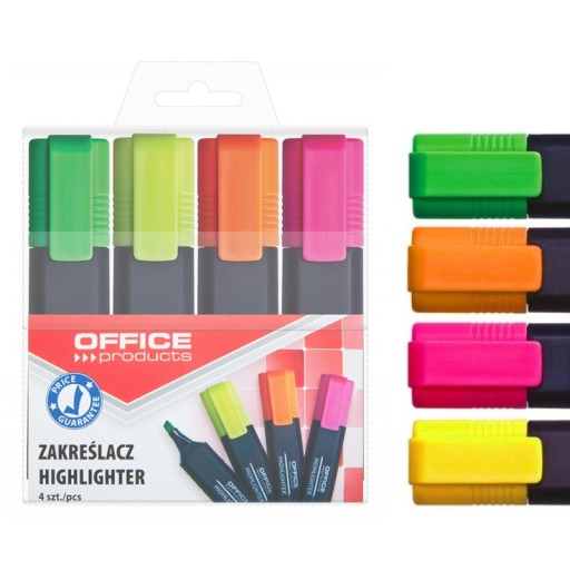 Sada Office Products Zvýrazňovač Sada 4 Farby