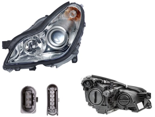 SS5034091H - ФАРА ЛІВА MERCEDES CLS CLASS C219 04- XENON