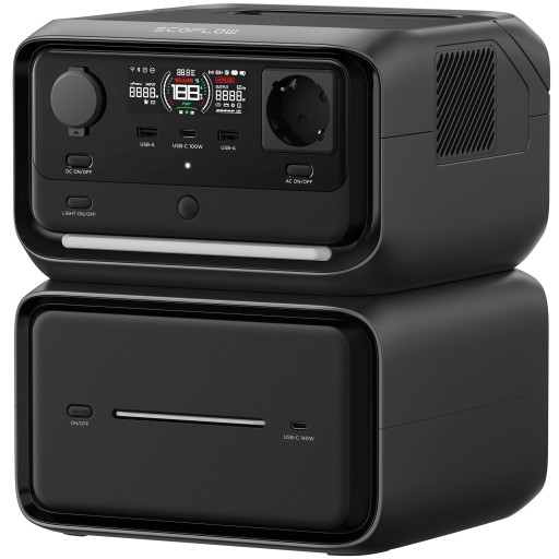 Ecoflow river 3 max plus power station 858 wh ups gan lifepo4 1200 w