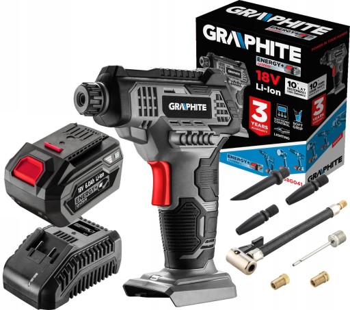 АКУМУЛЯТОР КОМПРЕСОР Graphite 58G041 18V +6Ah
