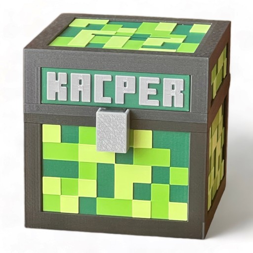 KAJAWIS скарбничка MINECRAFT box NAME дит