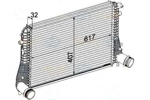 BRH-8ML 376 - ІНТЕРКУЛЕР BEHR HELLA 1K0145803AF 1K0145803AS 1K0