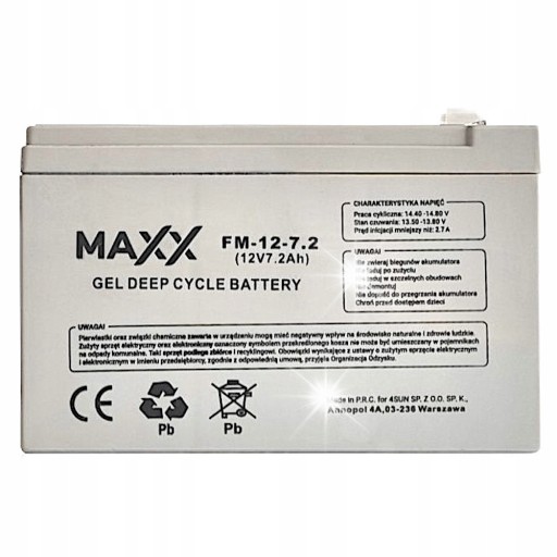 Необслуговуваний гелевий акумулятор для ups велосипед іграшкові машинки deepcycle 12v 7.2ah
