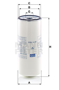 MANN-FILTER LB 11 102/2 Фильтр, технология сжатия