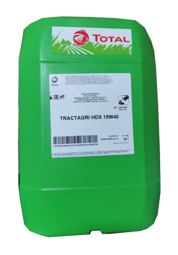 TOTAL TRACTAGRI HDX OIL 15W40 20л