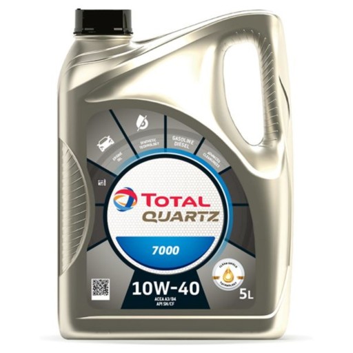 Полусинтетическое масло TOTAL QUARTZ 7000 10W40 5L
