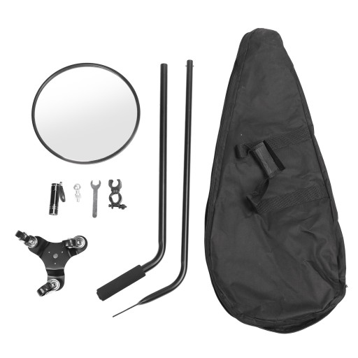 Дзеркало огляду під транспортним засобом з регульованою ручкою та освітленням