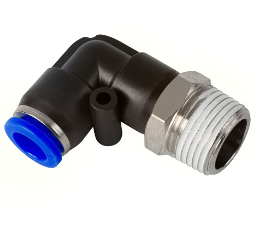 特価Z ZŁĄCZKA PNEUMATYCZNA WTYKOWA KĄTOWA 12 mm 1/4 GZ • Cena