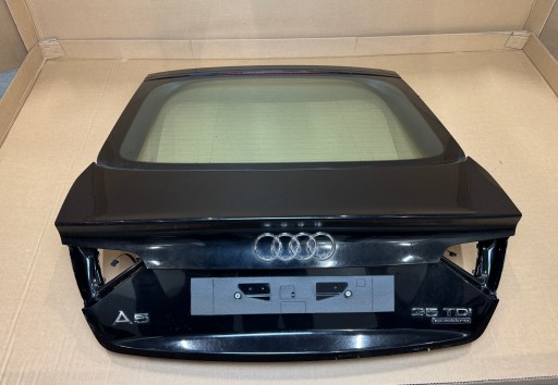 AUDI A5 8T8 heck heckklappe kofferraumdeckel FENSTER verkleidung 8T8827025 LY9T LS9R komplett 14km