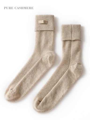 Zimní dámské 100% čisté kašmírové společenské ponožky za 1013 Kč - Allegro