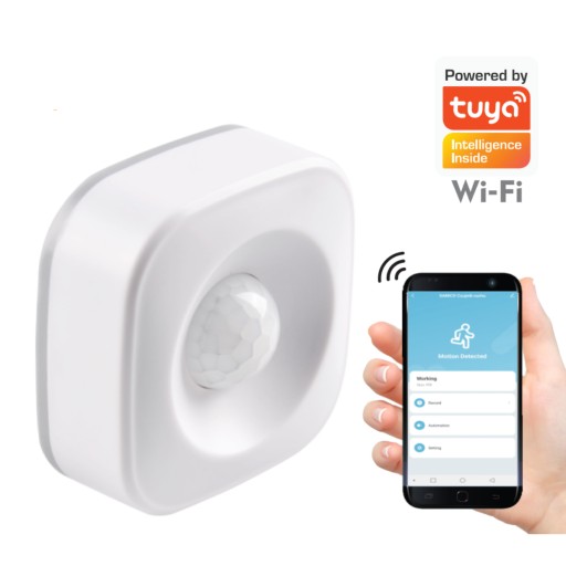 Sanico 321145 Czujnik ruchu PIR TUYA SMART WIFI