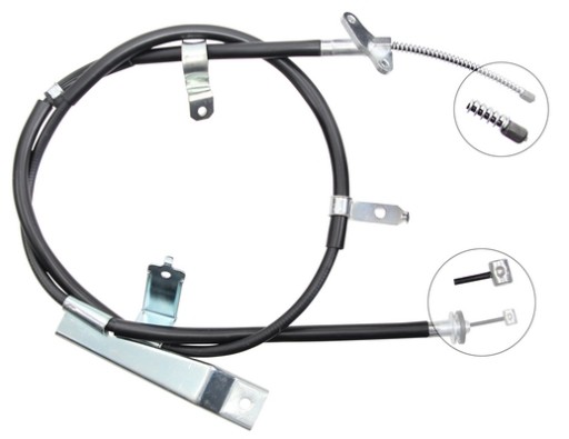 K17107 - ТРОС РУЧНОГО ГАЛЬМА OPEL FRONTERA 98-04 ЛІВИЙ