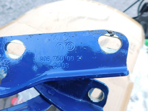 Sprinter 906 VW Crafter hinge - bonnet hinges KOMPLET 2 szt ORYG GRANAT