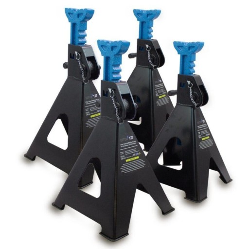 ОПОРЫ ДОМКРАТОВ ДЛЯ АВТОМАСТЕРСКИХ С ЗАМКОМ, РЕГУЛИРУЕМЫЕ, 4 ​​ШТ., 12Т