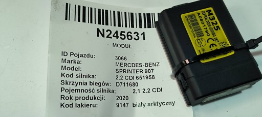 modul A0601790 MERCDES-BENZ SPRINTER 907