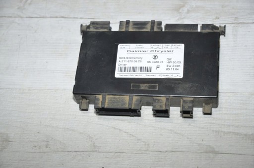 modul SITZ Mercedes CLS w219