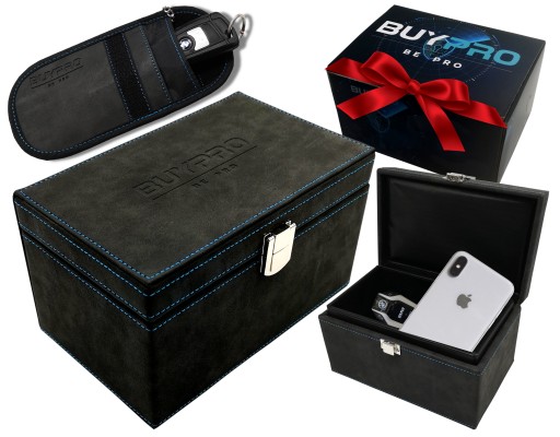 Коробка ключа автомобіля телефону / коробка Фарадея / випадок Keyless для ключа автомобіля RFID великий