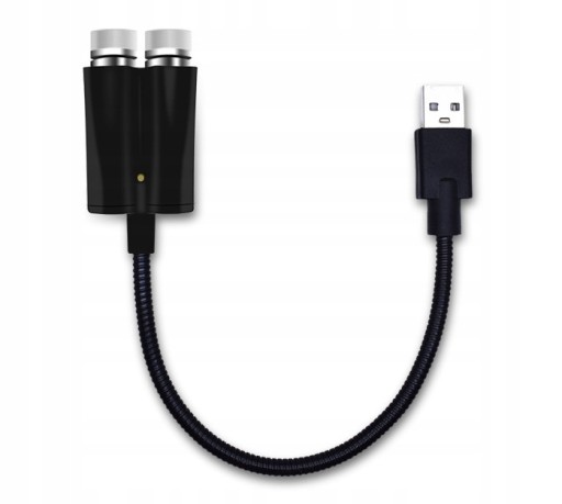 LED ПРОЕКТОР ДЛЯ АВТО USB ЕФЕКТ ЗІРОК 2 КОЛЬОРИ