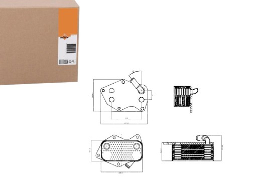 NRF31331/SERW - МАСЛЯНЫЙ ОХЛАДИТЕЛЬ NRF VW BEETLE 2.5 (5C1)