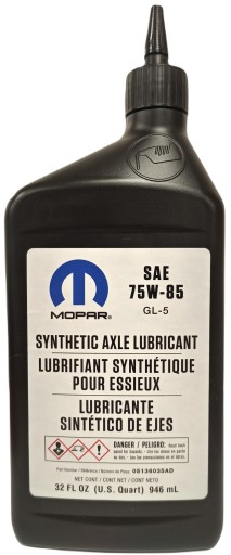 Мопаровое масло 75w85 без лсд 05136035ad