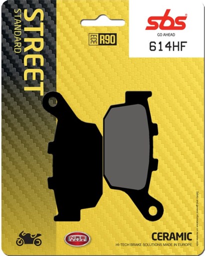 614HF - Колодки ветчины задние SBS Honda NC 700 S 12-14