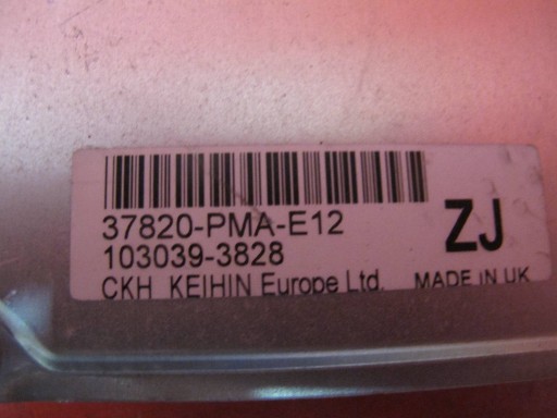 HONDA CIVIC VII 7 EU7 1.4 iS D14Z6 control unit computer of the engine 37820-PMA-E12