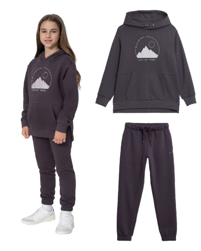 4F СВІТШОТ ДЛЯ ДІВЧАЧИ КОМПЛЕКТ БРЮКИ СВІТШОТ