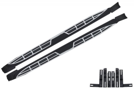 RBFKUOE01 - ПОРОГОВІ СТУПЕНІ FORD KUGA / ESCAPE II 2013-КОМПЛЕКТ