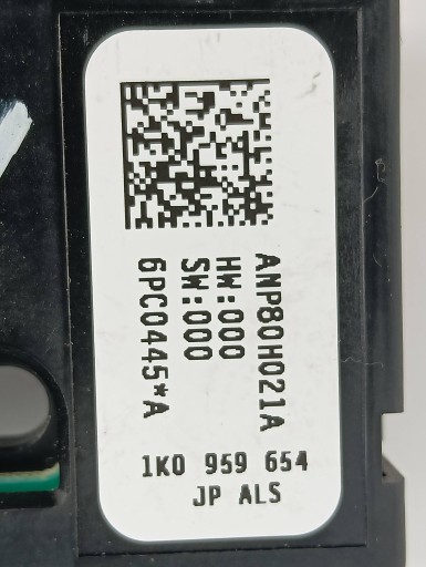 sensor SENSOR KATA steering 1K0959654 VW Volkswagen Golf V (2004-2009)