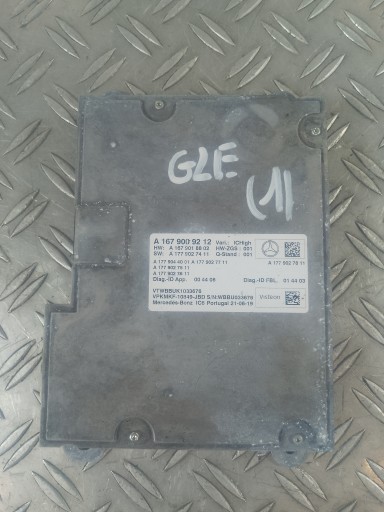 Mercedes gle w167 19 - модуль драйвера a1679009212