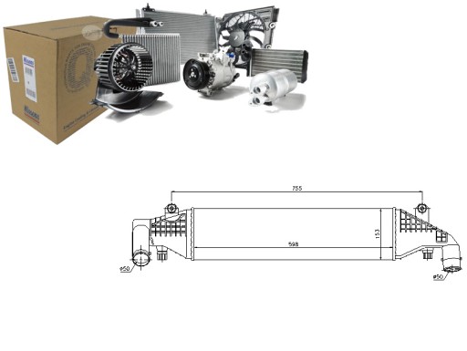 96532 - ІНТЕРКУЛЕР MAZDA 3 1.6D/2.0D 06/04-12/09 NISSENS
