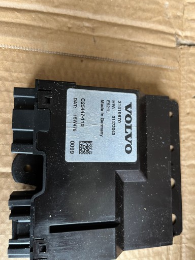 Модуль контролера заслінки volvo xc90 ii 31419670