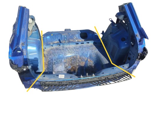 rear panel rear sump VOLKSWAGEN T-ROC LIFT (2021-) KOD LAKIERU LA5W