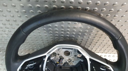 steering wheel, VW ID3 leather MULTIFUNKCJA DOTYK 19- 3G0124