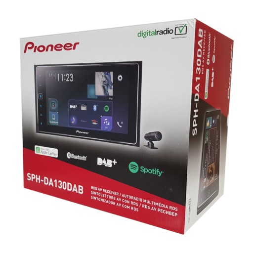 PIONEER SPH-DA130DAB РАДИО С BLUETOOTH 2-DIN 4X50W