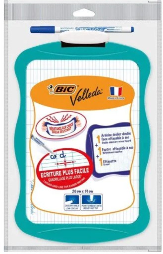 Дошка для сухого стирання Velleda маркер 20x31 BIC