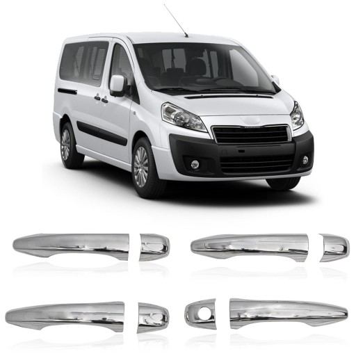 PEUGEOT EXPERT II 2006-2016 ДЕКОРАТИВНЫЕ НАКЛАДКИ НА РУЧКИ