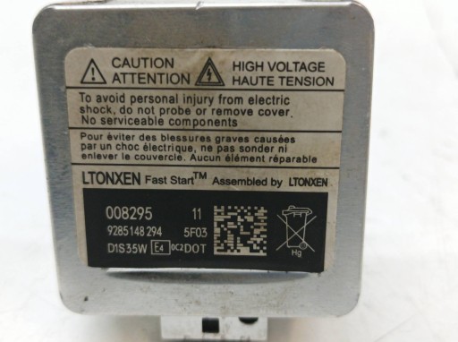 ZARNIK XENON KSENON D1S 9285148294 Bmw Seria 5 V (2003-2010) E60/61