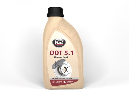 Тормозная жидкость DOT5. 1 0.5 L K2