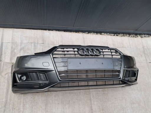 8W0807437F - Audi a4 b9 s-line 4xpdc 2015-2019 передній бампер повне зняття