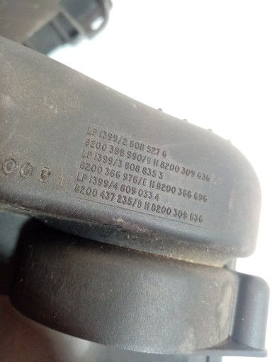 Gehäuse filter luft RENAULT CLIO 3