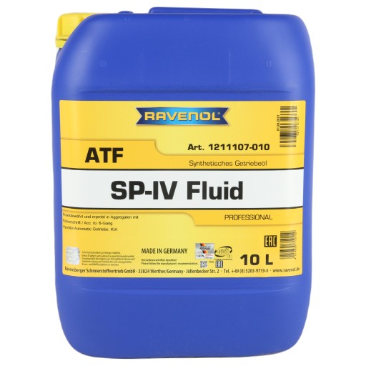 RAVENOL ATF FLUID SP-IV 10л.