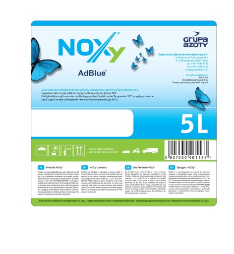 ADBLUE NOXY АГЕНТ 32,5% UREA / ВОРОНКА / 5L